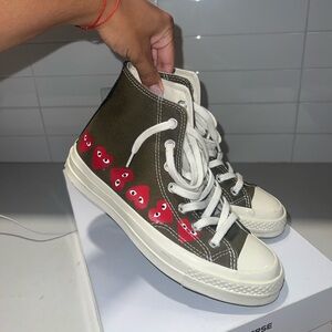 Green CDG Converse
